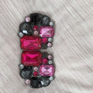 Lindsay Phillips Rhinestone Snaps EUC
